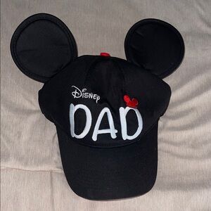Disney Dad Black Cap with Ears